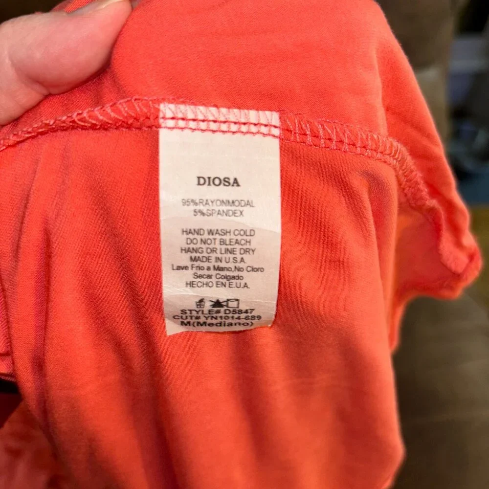 New Lexi Drew flounce maxi dress in Coral size Medium - Picture 5 of 5